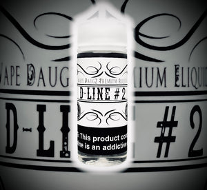 White Label: "D-Line #2" 120ml Blueberry Cheesecake